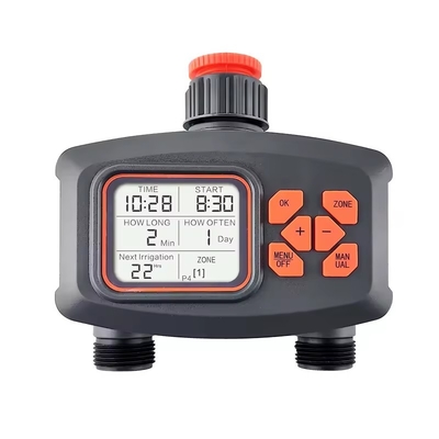2 Way LCD Home Garden Irrigation Rainfall Timer Bộ điều khiển tự động